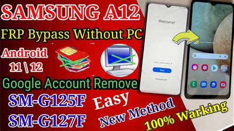 Samsung a12 google account bypass without pc or sim card ft Steps on how to successfully unlock the FRP on your Samsung Galaxy A02s (no matter the Android version) 1. . Samsung a12 google account bypass without pc or sim card